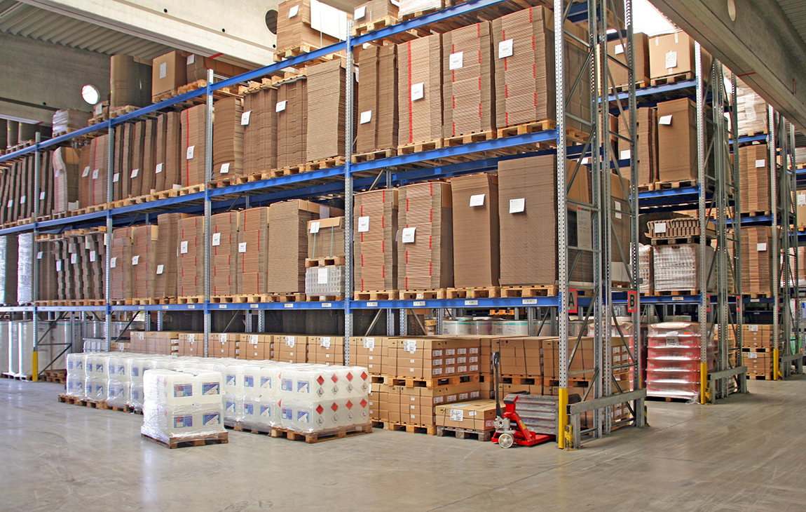 Paletten Regalanlage 04