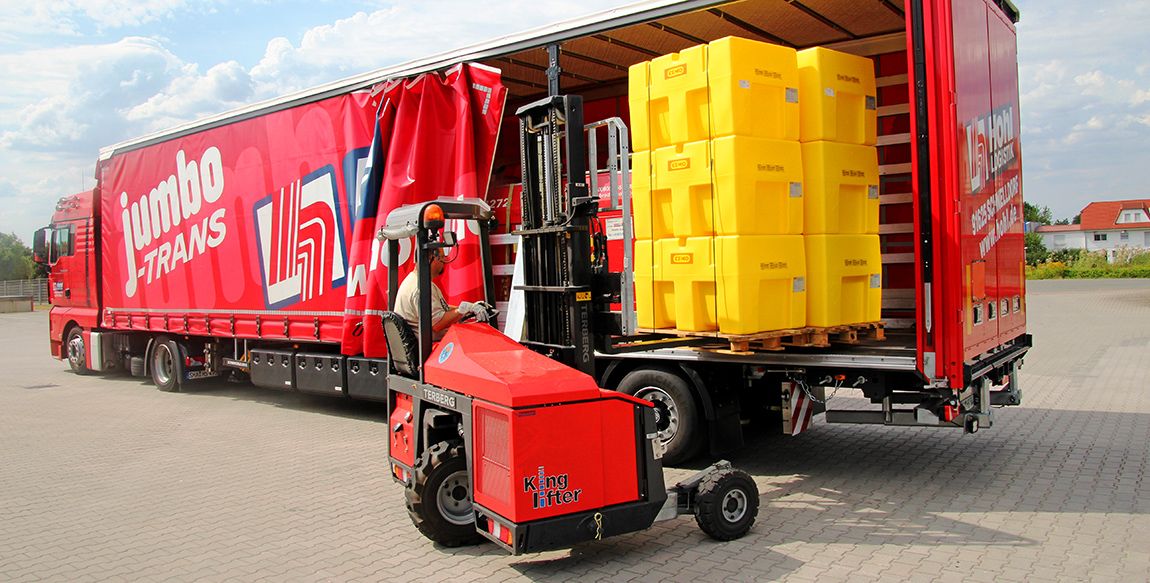 MEGA-Mitnahme-Gabelstapler